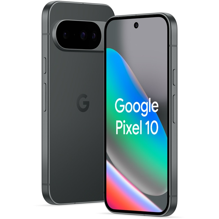 Telefon mobil Google Pixel 10, 256GB, 12GB RAM, 5G,Obsidian