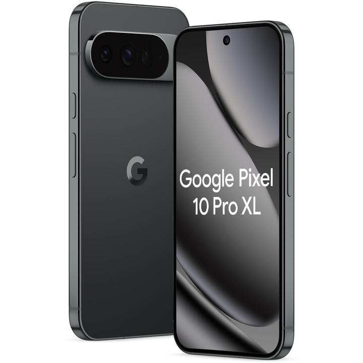 Telefon mobil Google Pixel 10 Pro XL, 512GB, 16GB RAM, 5G,Obsidian