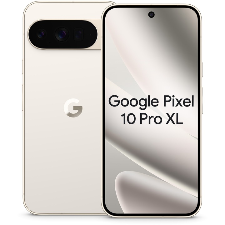 Смартфон Google Pixel 10 Pro XL, 256GB, 16GB RAM, 5G, Porcelain