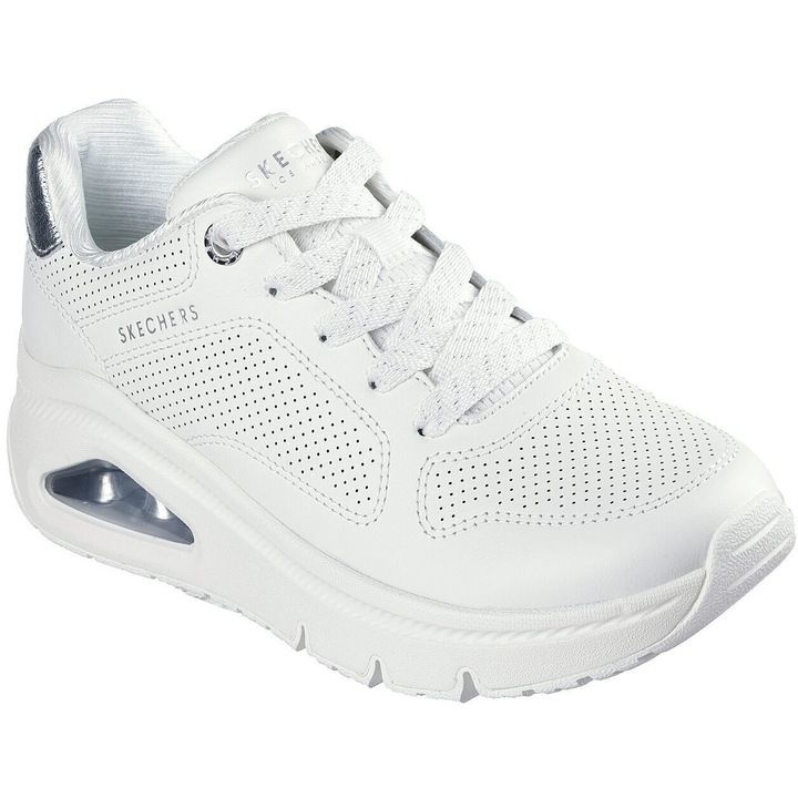 Дамски спортни обувки Skechers Uno Icon - Idolized Air, Бял