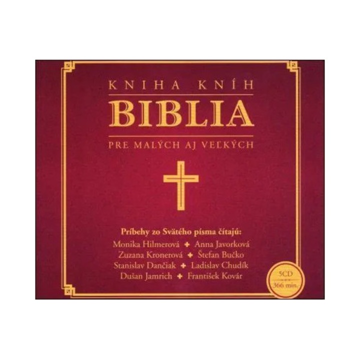 Biblia pentru mici si mari: Vechiul si Noul Testament - set 5CD, Popron Music