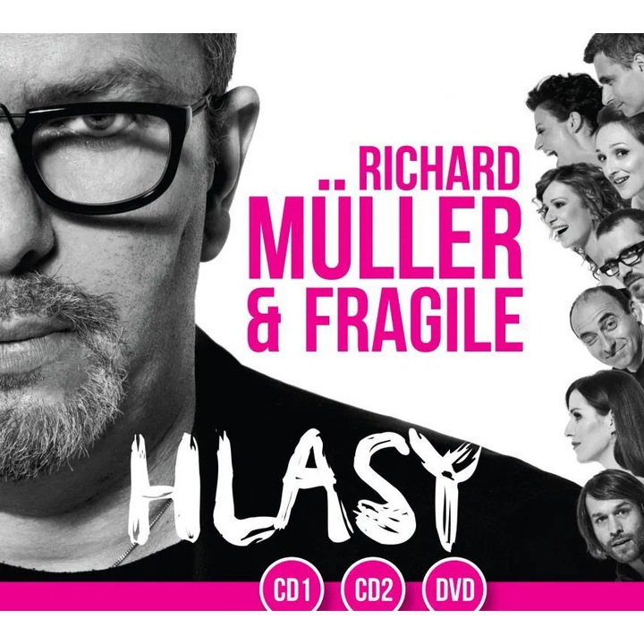 Richard Muller & Fragile: Hlasy - 2CD+DVD, чешка музика, пластмаса