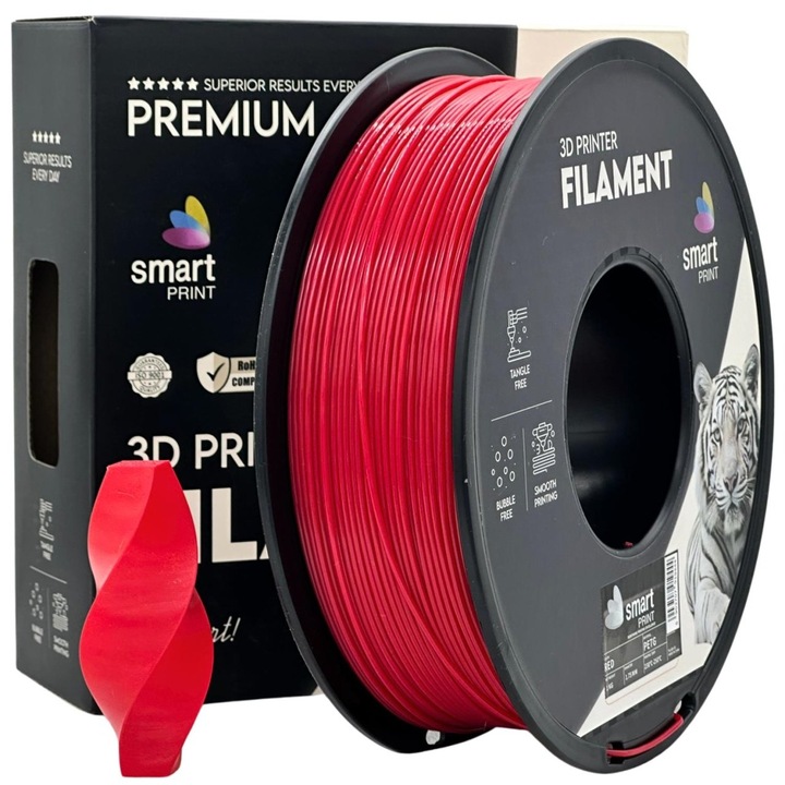 Filament Smart Print PETG Red 1.75 mm 1 kg