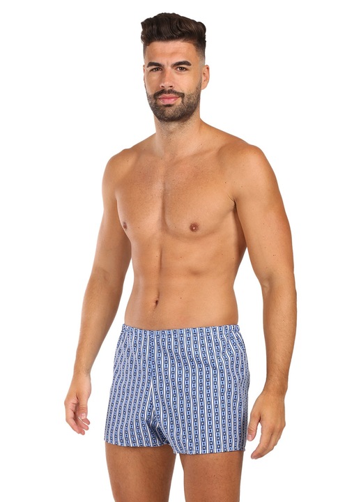 Pantaloni scurti Nedeto textil, Albastru