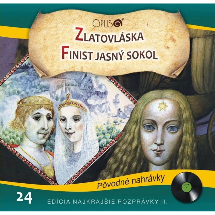 CD Povesti pentru copii, WARNER, Zlatovlaska / Finist jasny sokol, 1 CD, plastic