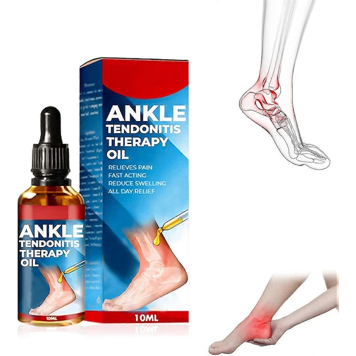 Ulei pentru Tendinita la Glezna, Tratament German, Ingrediente Naturale, 100ml