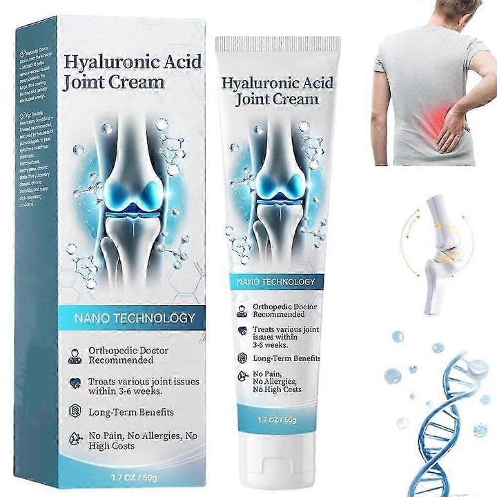 Crema cu acid hialuronic pentru articulatii, ingrijire avansata, 1 buc