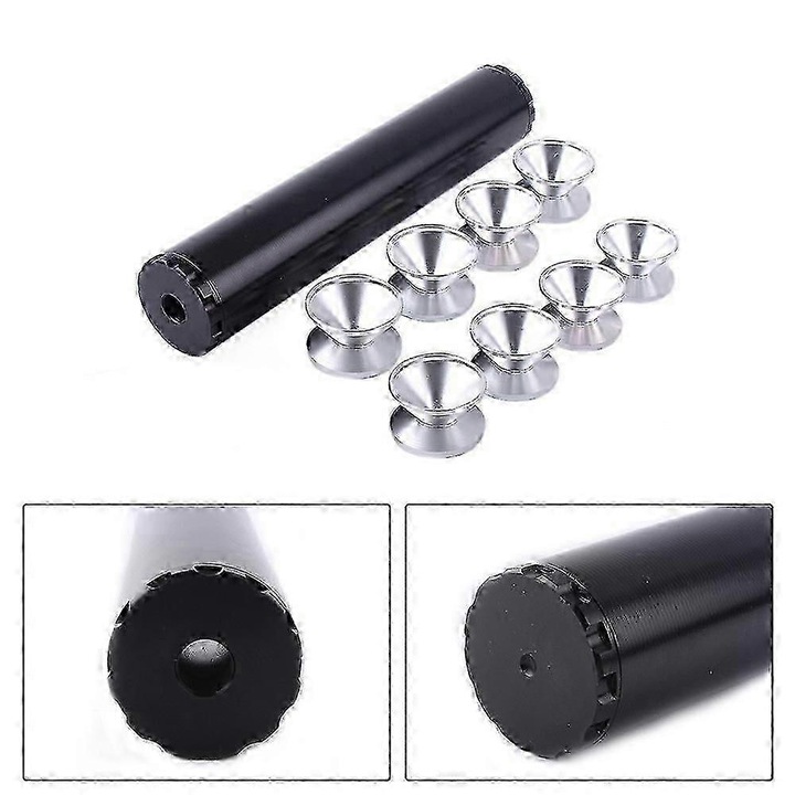 9 hüvelykes univerzális autó üzemanyag-/olajszűrő, fekete, méretek 220x43 mm, traktorokhoz és teherautókhoz