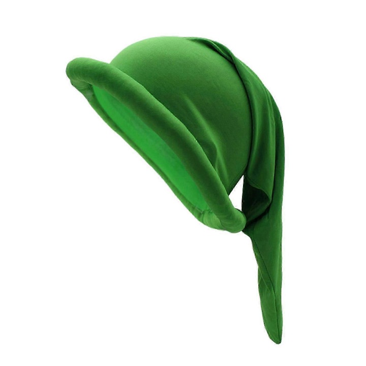 Коледна шапка за гном, 52x30см, зелена