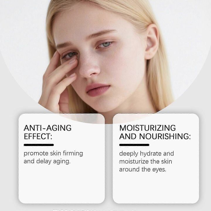 Crema de fata pentru intarirea ochilor, reduce pungile de sub ochi, cercurile intunecate, ridurile, 20g