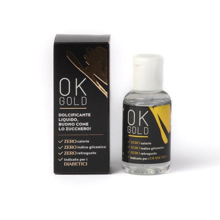 Indulcitor Lichid, OK GOLD, 50ml