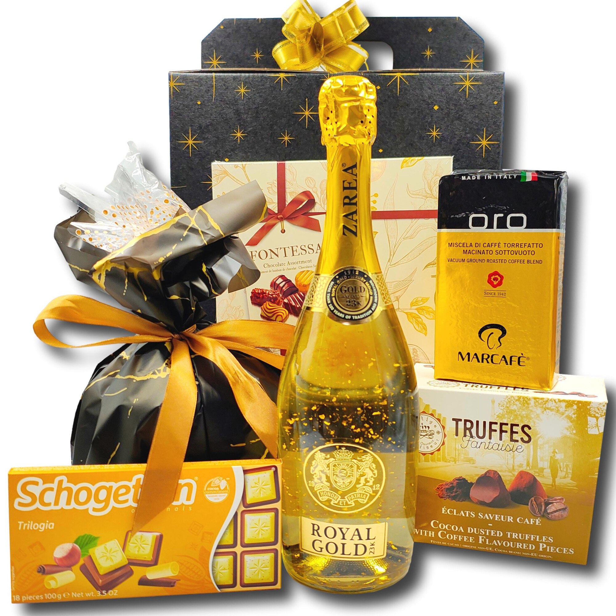 Pachet cadou elegant, CADOURI PREMIUM®, model Royal Gold Special