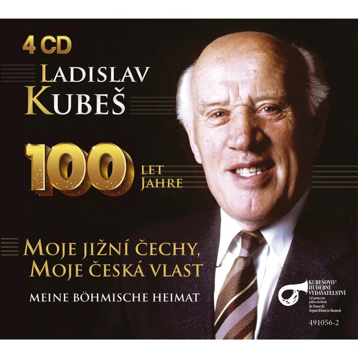 CD комплект 4, Кубеш Ладислав, 100 години - Моята Южна Бохемия, чешка музика