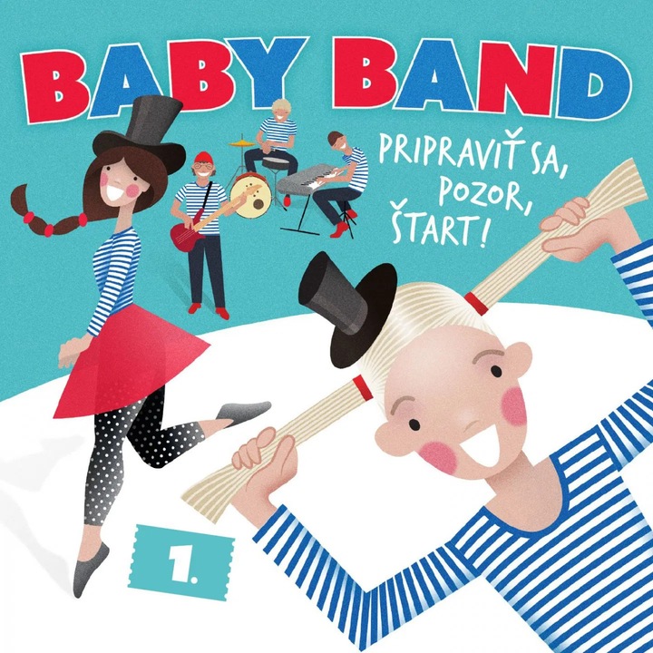 CD Baby Band: Pripravit sa, pozor, start! 1., muzica pentru copii, digipack