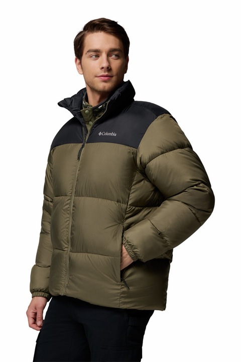 Columbia, Puffect III pufi steppelt télikabát, Fekete/Olivazöld