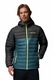 Columbia, Jacheta cu gluga, pentru trekking Powdewr Lite II, Negru/Albastru petrol