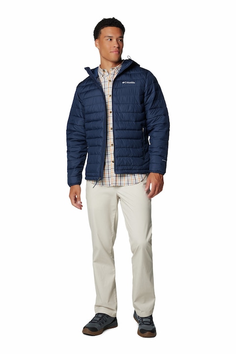 Columbia, Jacheta cu gluga, pentru trekking Powdewr Lite II, Bleumarin
