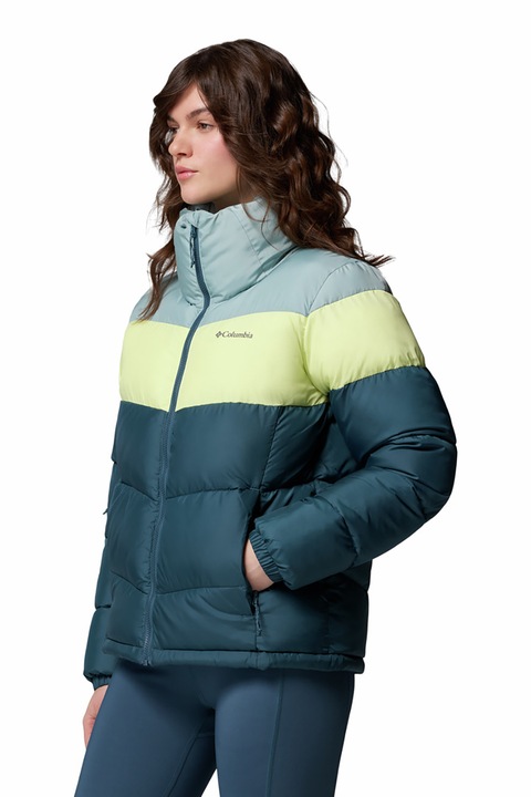 Columbia, Зимно яке Puffect™ II в цветен блок, Пастелносин/Тъмносин/Бледожълт