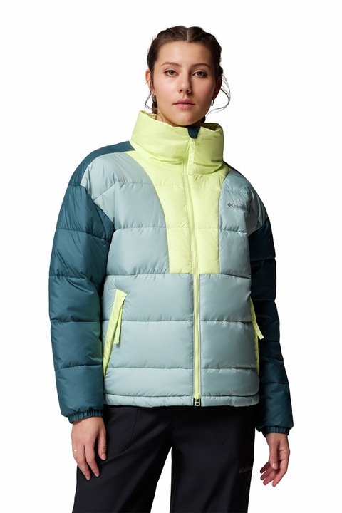 Columbia, Капитонирано зимно яке Pike Lake, Жълт/Светлосин/Тъмносин