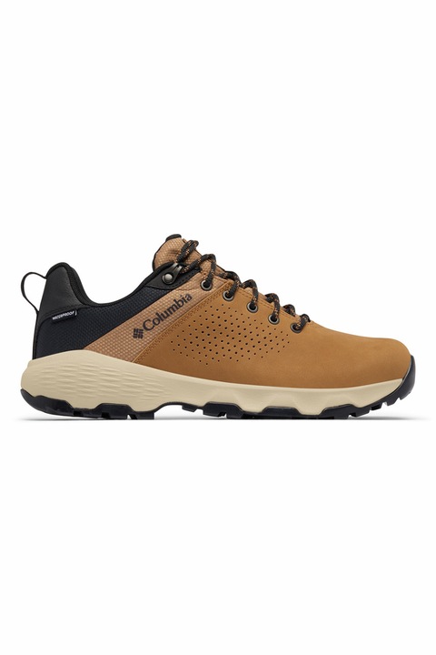 Columbia, Pantofi din piele nabuc pentru trekking Newton Nimble LTR, Caramel