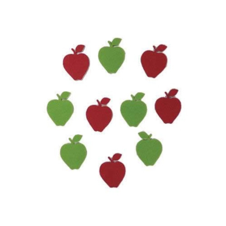 Filcfigura - Mini alma (10 db/cs, átm. kb.: 3, 5 cm)