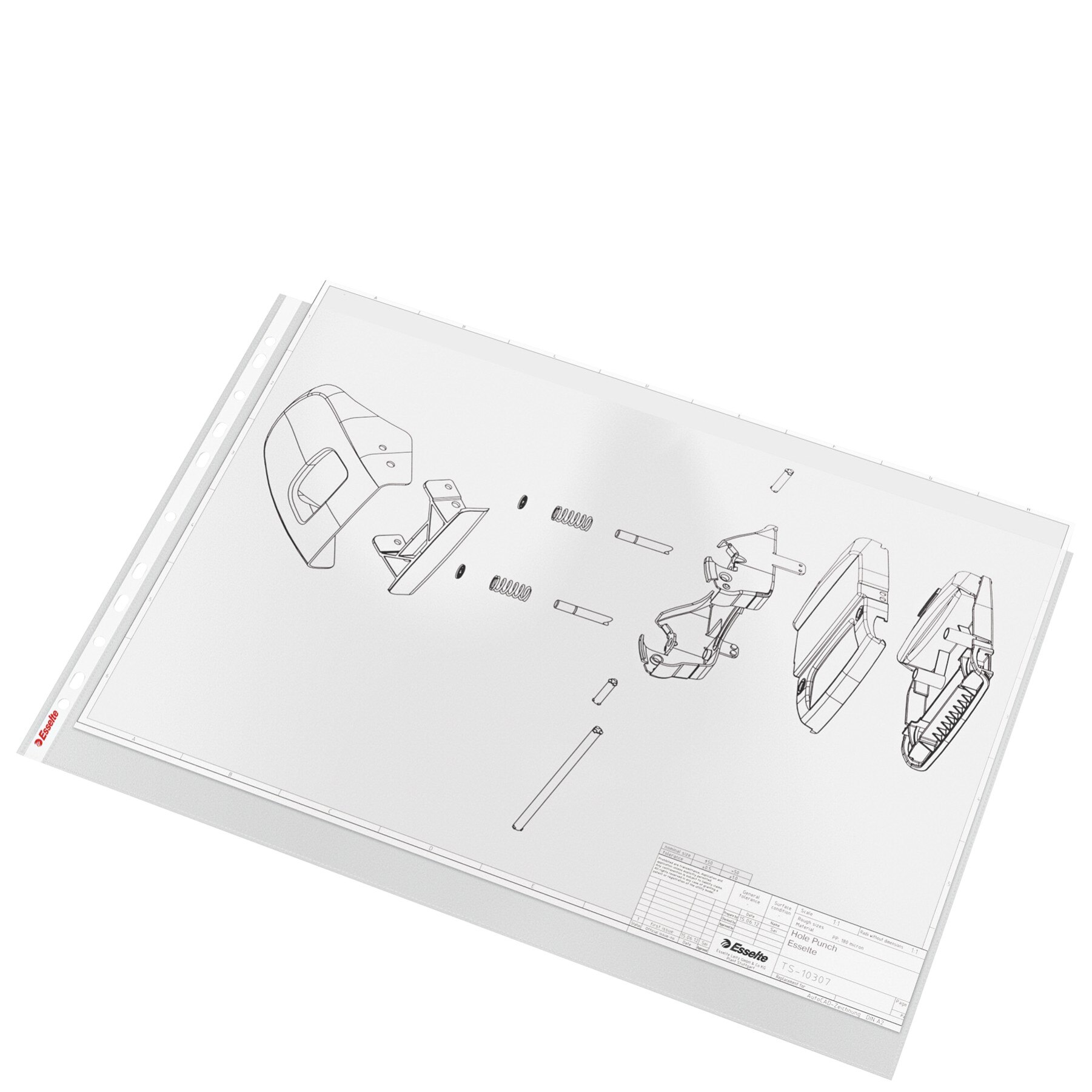 Set folii de protectie Esselte A3, standard, 85 microni, 10 bucati