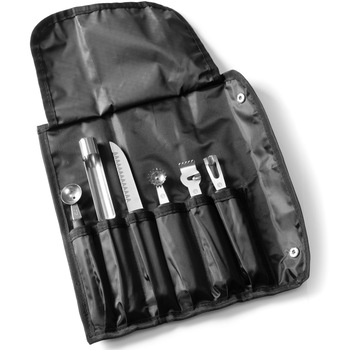 Set 6 x unelte decorare fructe/legume, Hendi, lama inox, geanta depozitare inclusa Set 6 x unelte decorare fructe/legume, Hendi, lama inox, geanta depozitare inclusa