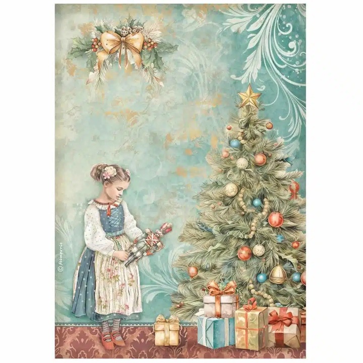A4 rizspapír csom. - The Nutcracker Christmas tree - DFSA4941