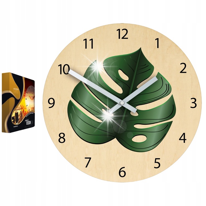 Volan falióra, trópusi levélminta, akril, 30x30cm