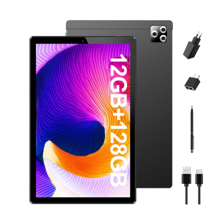 Tableta M107 de 10 inch, Android 13, 12GB（6+6） RAM+128GB ROM