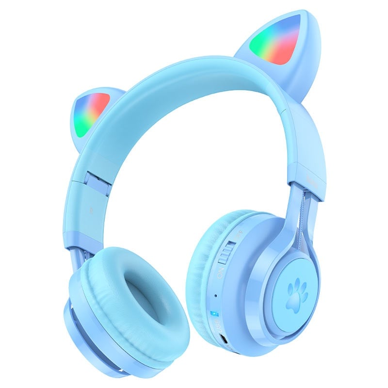 Casti Wireless Selani Premium Hoco, COPII, Over Ear, BT 5.3, Stand-By ...