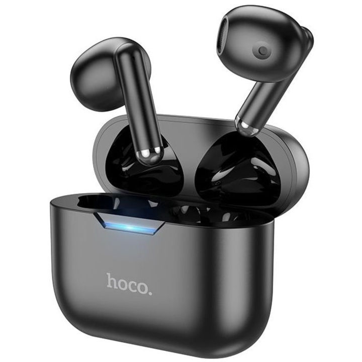 Безжични слушалки Selani Premium Hoco, слушалки тип „пъпки“, BT 5.3, 150 часа в режим на готовност, 250mAh, пълна батерия, черни