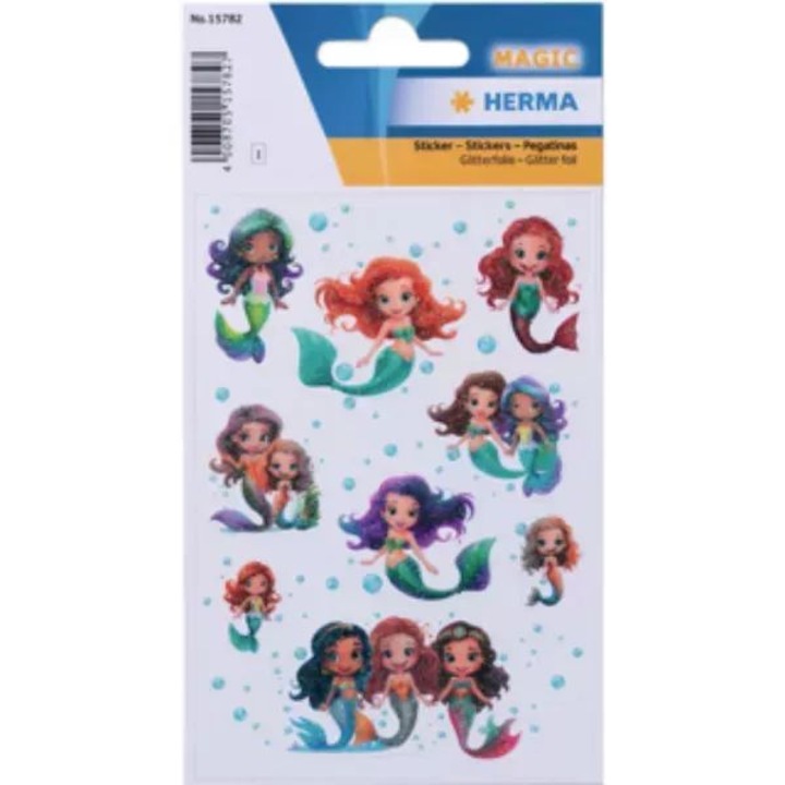 Herma: Varázslatos sellő mintás csillogós fóliamatrica