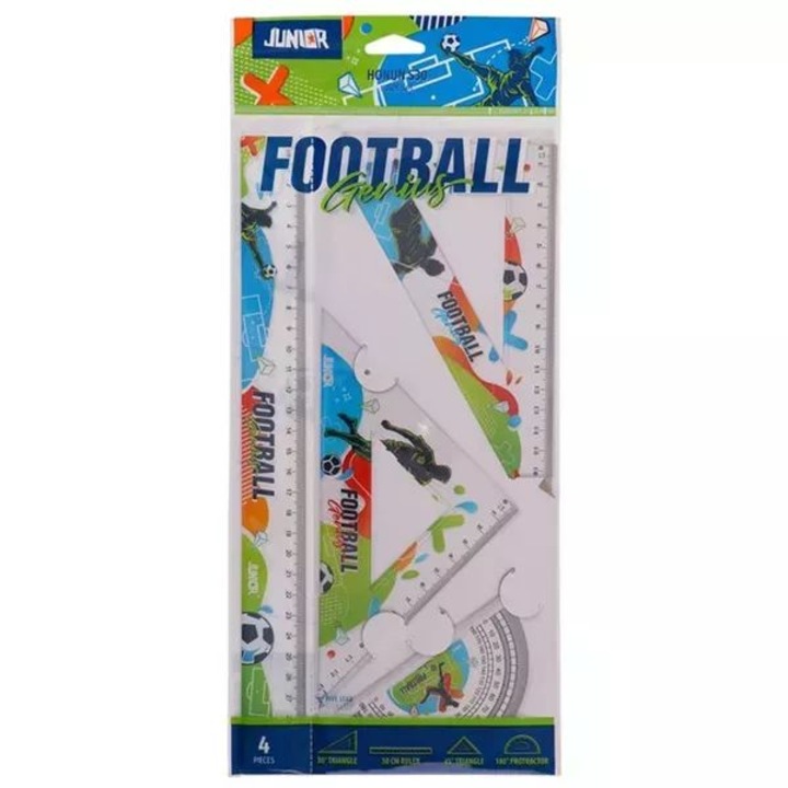 Junior: Set rigle model fotbal - 4 piese