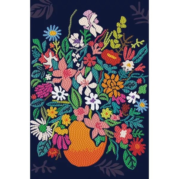 Diamond Dotz: Dotz Box, set puzzle cu diamante Wildflowers, 30 x 20 cm