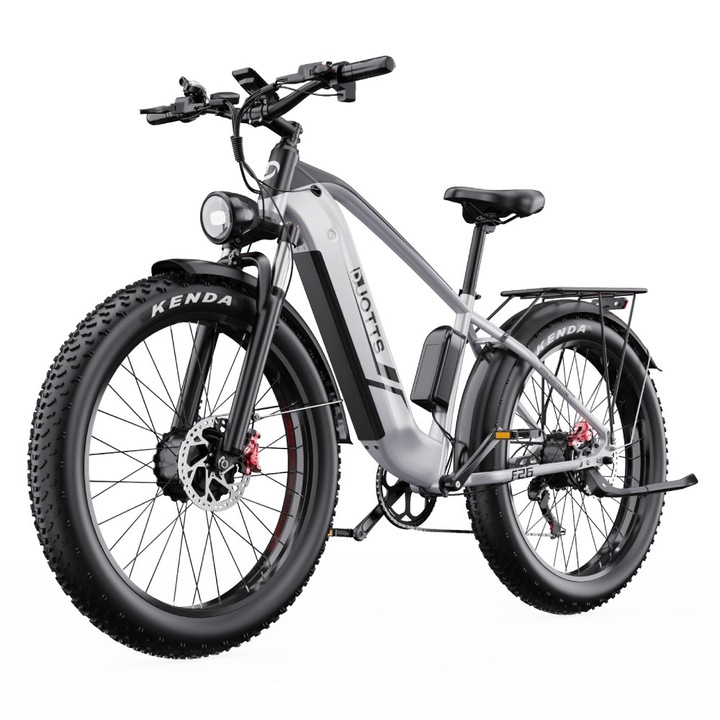 Електрически велосипед за възрастни DUOTTS F26 750W*2 Градски електрически велосипед за мъже с два мотора 48V20AH батерия Електрически велосипед с дебели гуми 26" Shimano 7 скорости