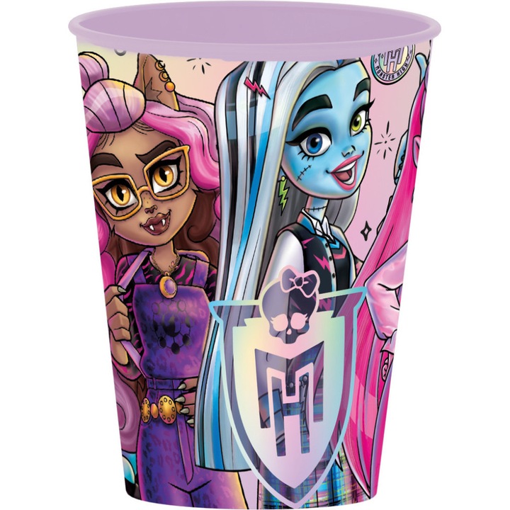 Пластмасова чаша Monster High 260 мл