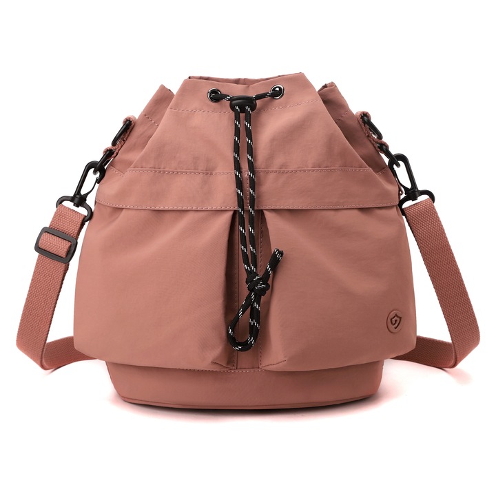 Geanta crossbody usoara si rezistenta la apa, Rosu, 24x14x30