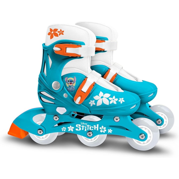Role reglabile 2 in 1 pentru copii, multicolor, marimea 27-30, Stitch