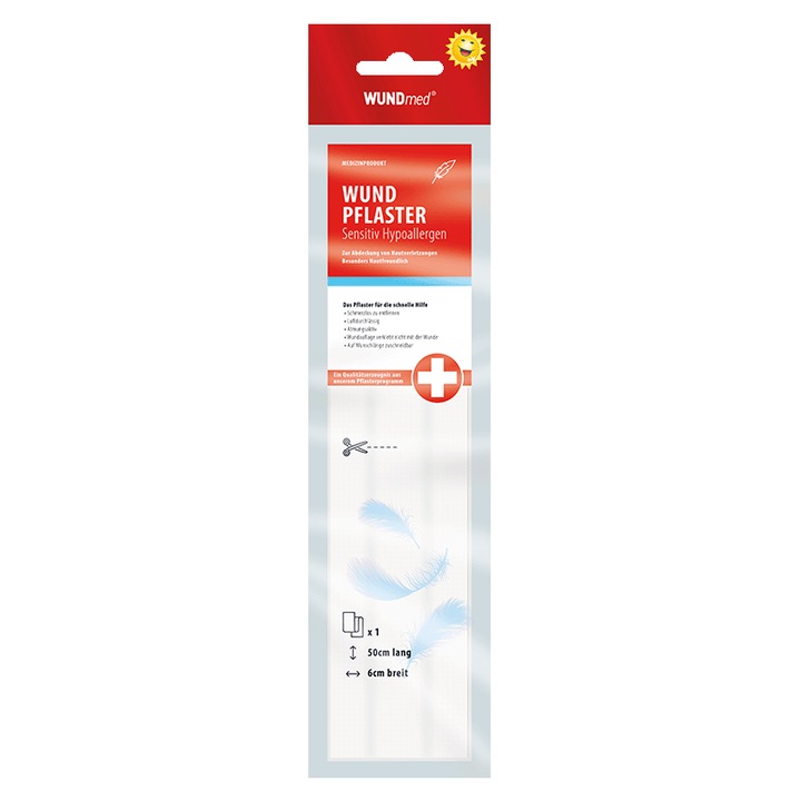 Plasture sensitiv si hipoalergenic 0.5m*6cm