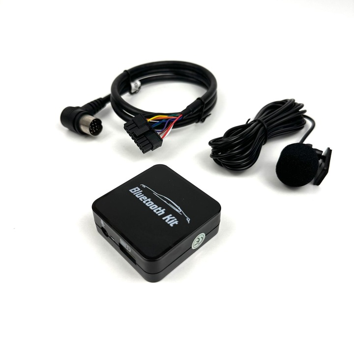 Autós Bluetooth adapter modul Mitsubishile – 13 tűs CD-váltó audio interfész, kihangosító, Spotify zenelejátszás, MP3, fekete 12 V