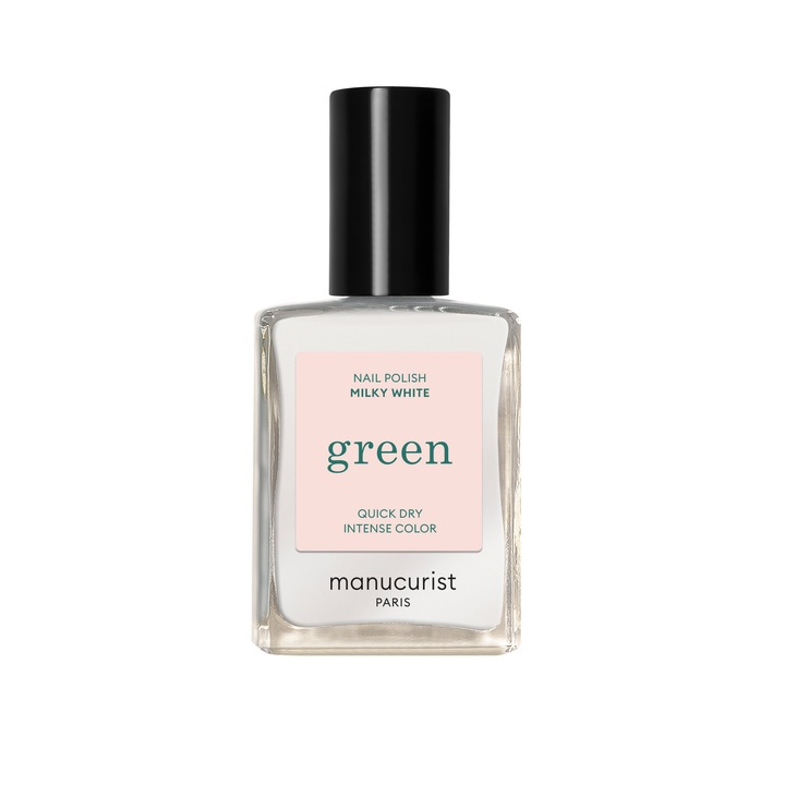 Lac de unghii, Green, Manucurist - Milky White