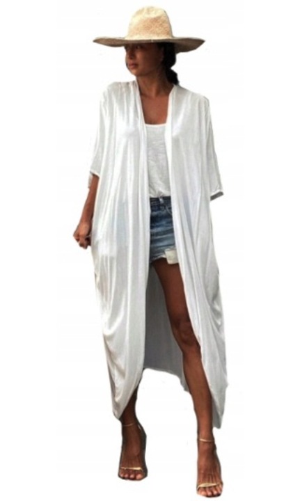 Pareo, bohém stílusú, fehér, 127x99cm