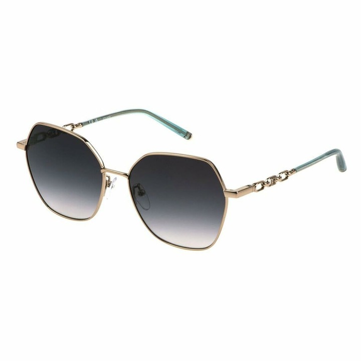 Ochelari de Soare Dama Escada SESD94-5608FE, lentile ø56 mm, protectie UV400, rame metal gri cu detalii aurii, pod 17 mm, husa inclusa