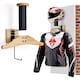 Suport de Perete pentru Casca moto, lynker, Capacitate 40kg, montaj usor, Economie de spatiu, suport universal pentru haine, Atingere delicata, Metal/Lemn, 39*35cm, pentru haine, genti, chei, manusi, accesorii motocicleta