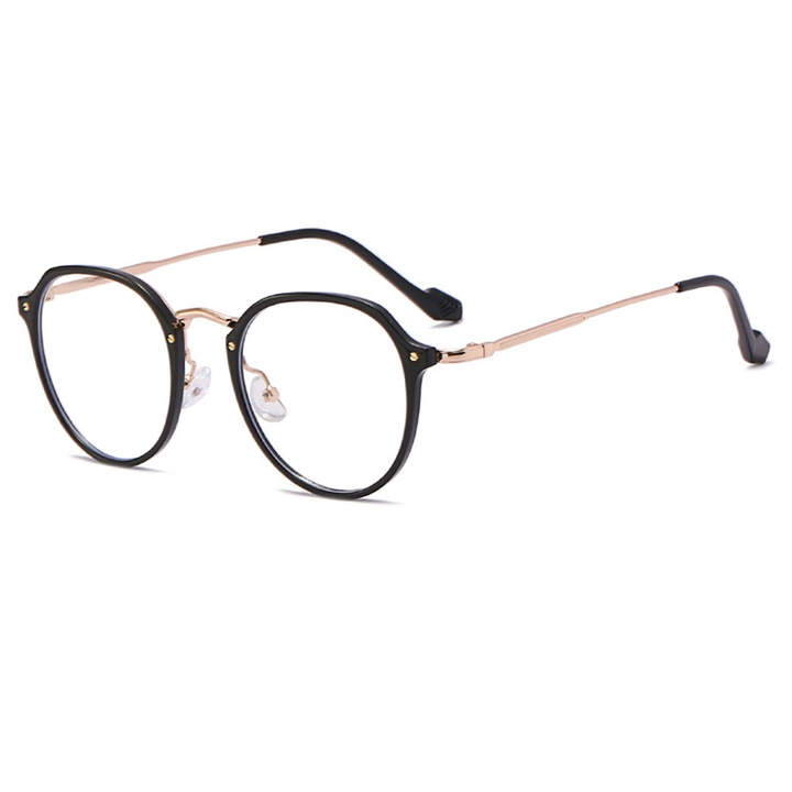Ochelari rotunzi, design retro, anti-lumina albastra