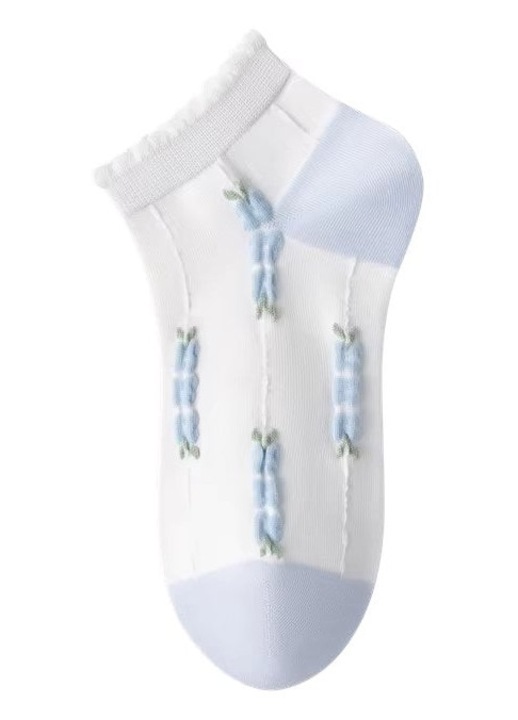 Дамски чорапи, SS198, бели, универсален размер