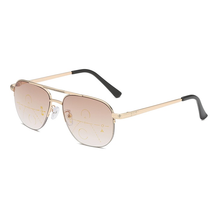 Ochelari retro anti-lumina albastra, lentile duale, unisex