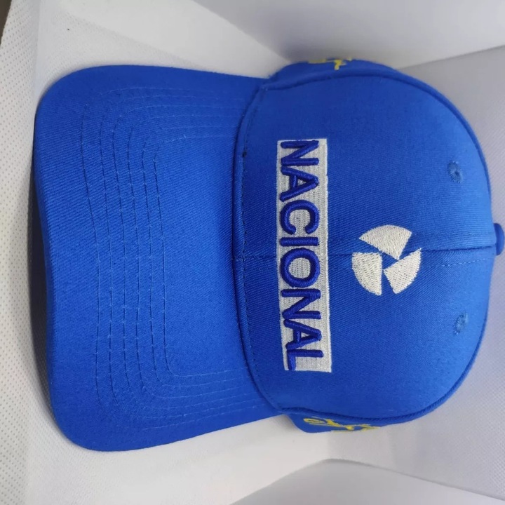 Túlméretezett sapka, 6 paneles, kék, felnőtteknek és gyerekeknek