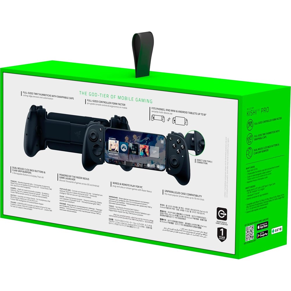 Controller Gaming Telefon Razer Kishi V3 Pro, USB Type-C, 4